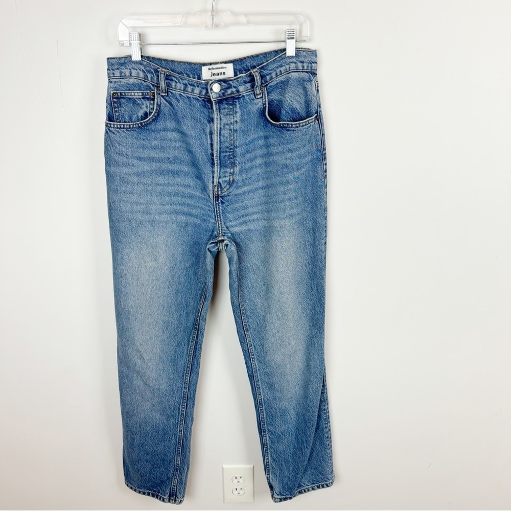Reformation Jeans Cynthia High Rise Straight Jeans Colorado Size 30